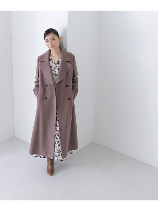楽天市場】ビッグカラーダブルチェスターコート NATURAL BEAUTY BASIC  