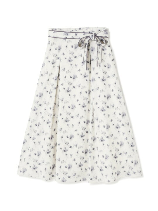 楽天市場】【SALE／50%OFF】ベルテッドフラワープリントスカート  