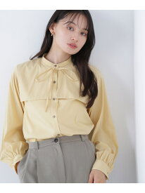 【SALE／50%OFF】スクエアカラーブラウス NATURAL BEAUTY BASIC ナチュラルビューティベーシック トップス シャツ・ブラウス イエロー ホワイト【RBA_E】【送料無料】[Rakuten Fashion]