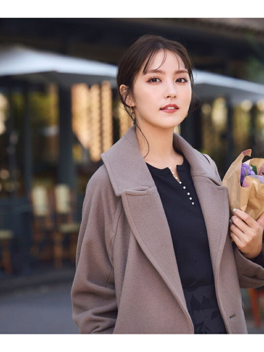 楽天市場】ビッグカラーフォルムチェスターコート NATURAL BEAUTY 