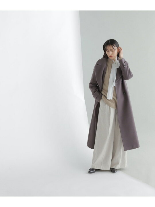 楽天市場】ビッグカラーダブルチェスターコート23AW NATURAL BEAUTY 