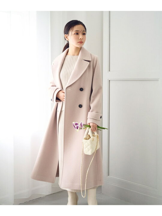 楽天市場】ビッグカラーダブルチェスターコート23AW NATURAL BEAUTY 