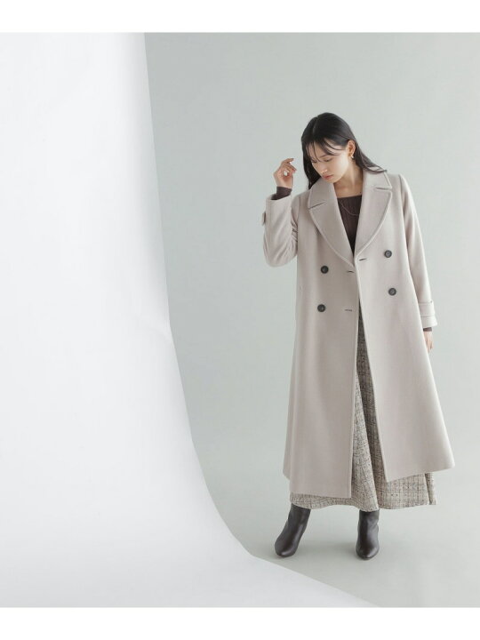 楽天市場】ビッグカラーダブルチェスターコート23AW NATURAL BEAUTY 