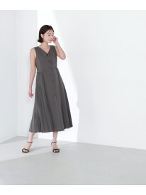 【SALE／50%OFF】サイドプリーツジャンスカ NATURAL BEAUTY BASIC ナチュラルビューティベーシック ワンピース・ドレス ワンピース ベージュ ネイビー【RBA_E】【送料無料】[Rakuten Fashion]