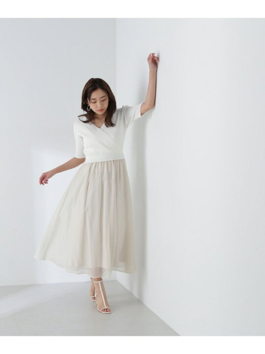 楽天市場】オーガンドッキングニットワンピース NATURAL BEAUTY BASIC 