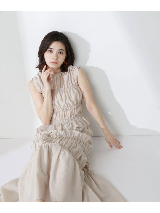 楽天市場】【SALE／50%OFF】シャーリングブラウス&スカート NATURAL