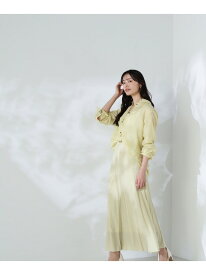【SALE／70%OFF】プリーツラメニットスカート* NATURAL BEAUTY BASIC ナチュラルビューティベーシック スカート その他のスカート ブラウン グレー グリーン【RBA_E】[Rakuten Fashion]