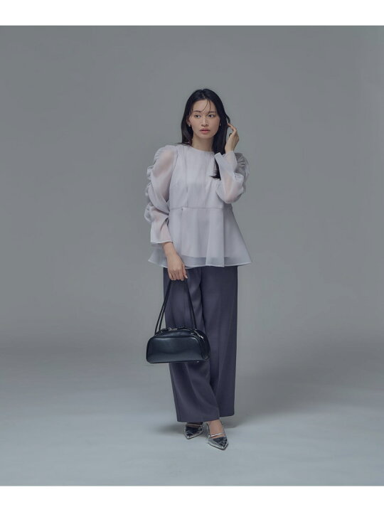 楽天市場】シアーペプラムブラウス NATURAL BEAUTY BASIC ナチュラル