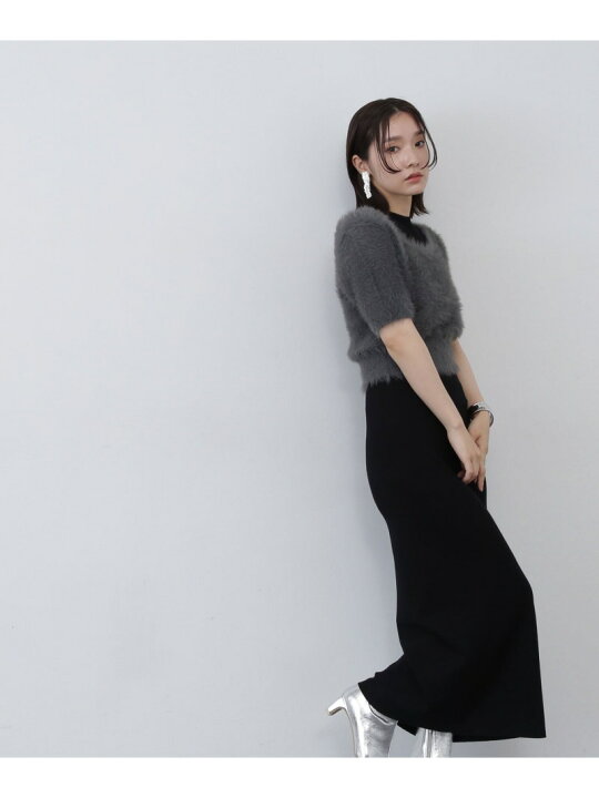楽天市場】Uネックフェザーニット&アメスリニットワンピース NATURAL 