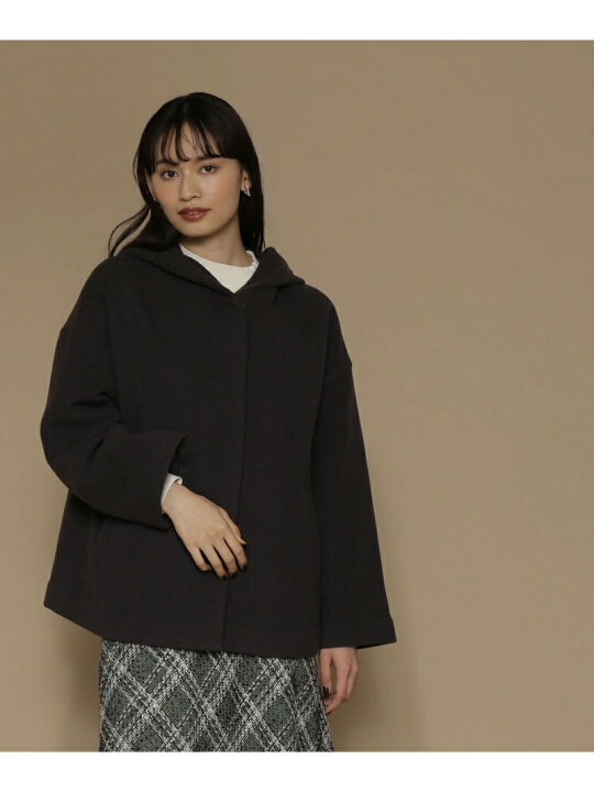 楽天市場】【SALE／60%OFF】フーディーハーフコート NATURAL BEAUTY 