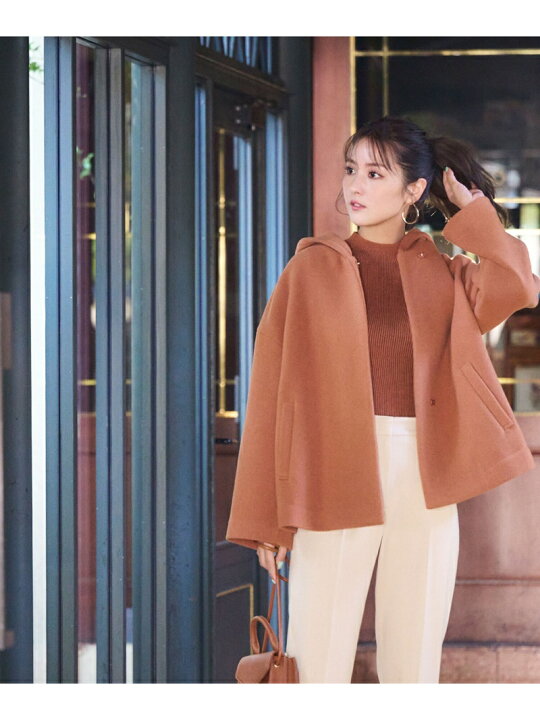 楽天市場】【SALE／60%OFF】フーディーハーフコート NATURAL BEAUTY 