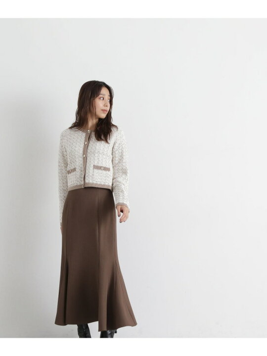 楽天市場】ヘム切替マーメイドスカート 24AW NATURAL BEAUTY BASIC  