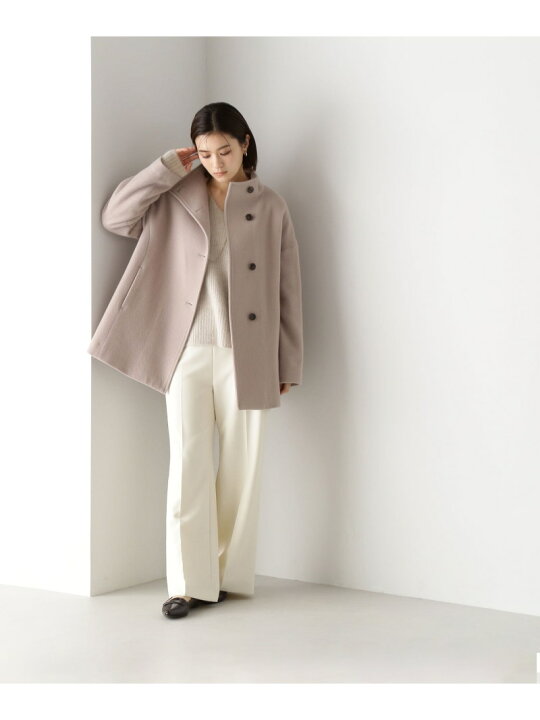 楽天市場】ボトルネックハーフコート NATURAL BEAUTY BASIC ナチュラル 