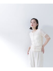 【SALE／60%OFF】ギャザーチュールレイヤードTシャツ NATURAL BEAUTY BASIC ナチュラルビューティベーシック トップス カットソー・Tシャツ ベージュ ブラック ホワイト【RBA_E】[Rakuten Fashion]