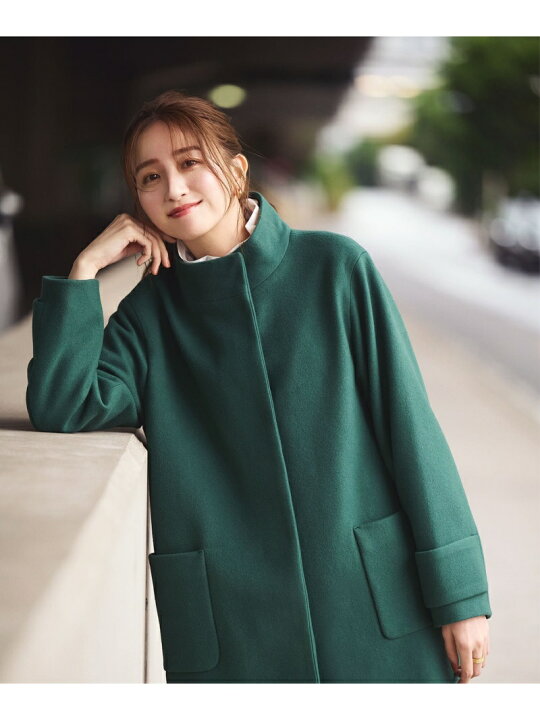 楽天市場】【SALE／50%OFF】MANTECOスタンドカラーコート NATURAL  