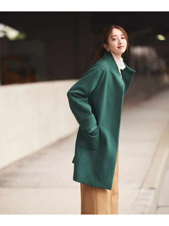 楽天市場】【SALE／50%OFF】MANTECOスタンドカラーコート NATURAL 