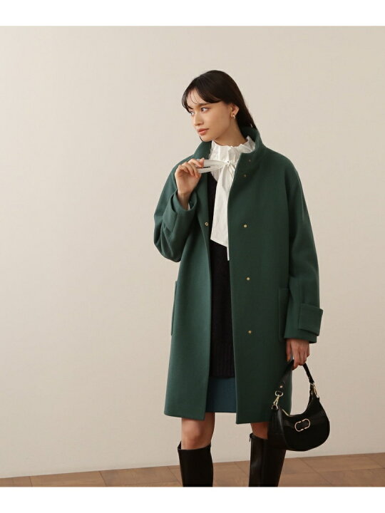 楽天市場】【SALE／50%OFF】MANTECOスタンドカラーコート NATURAL 