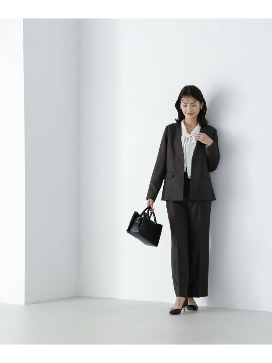 楽天市場】シャークスキン SETUP ワイドパンツ 24AW NATURAL BEAUTY 