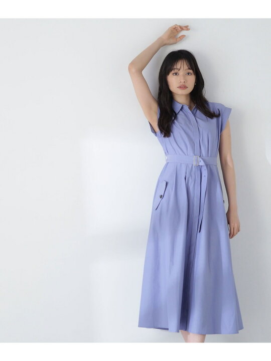 楽天市場】ベルテッドフレンチシャツワンピース NATURAL BEAUTY BASIC 