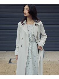 パウダーツイルトレンチコート NATURAL BEAUTY BASIC ナチュラルビューティベーシック ジャケット・アウター その他のジャケット・アウター ベージュ【先行予約】*【送料無料】[Rakuten Fashion]