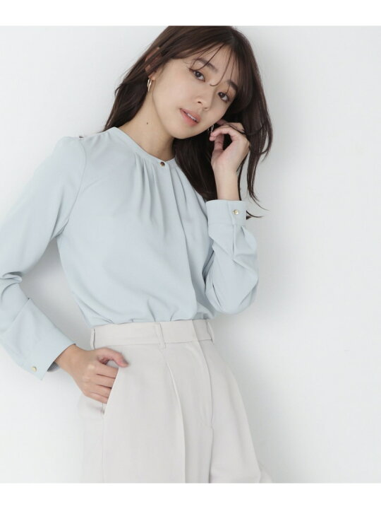 楽天市場】フロントタックブラウス 24SS NATURAL BEAUTY BASIC 
