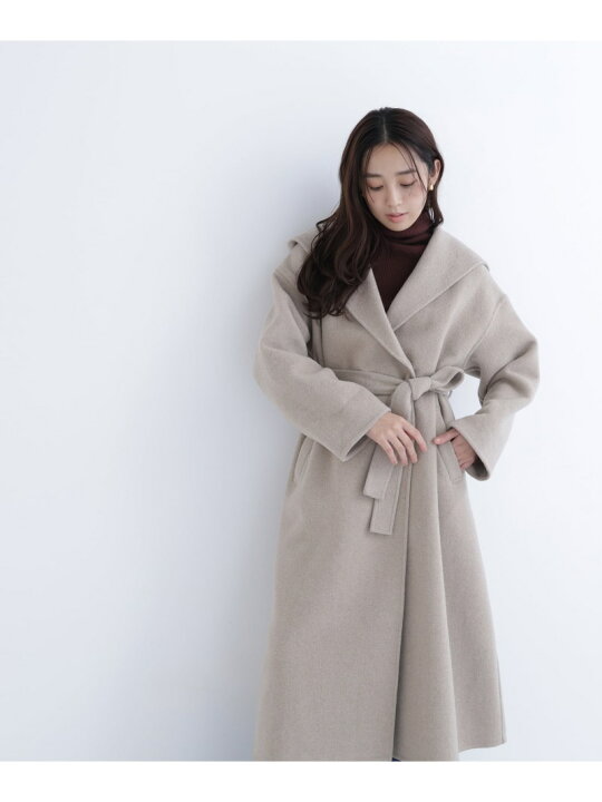 楽天市場】【SALE／50%OFF】フーデッドロングコート NATURAL BEAUTY 