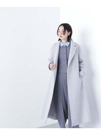 【SALE／30%OFF】テーラーベルテッドロングコート NATURAL BEAUTY BASIC ナチュラルビューティベーシック ジャケット・アウター その他のジャケット・アウター ブラウン グレー【RBA_E】【送料無料】[Rakuten Fashion]