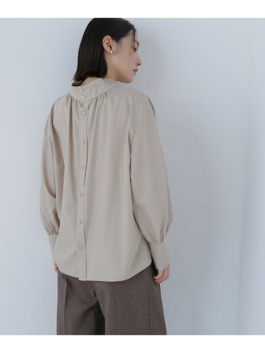 楽天市場】【SALE／60%OFF】2wayスタンドネックブラウス* NATURAL 