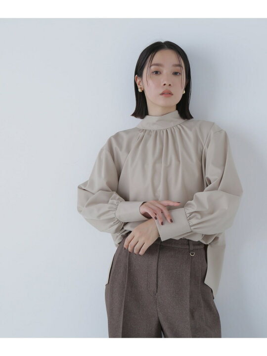 楽天市場】【SALE／60%OFF】2wayスタンドネックブラウス* NATURAL 