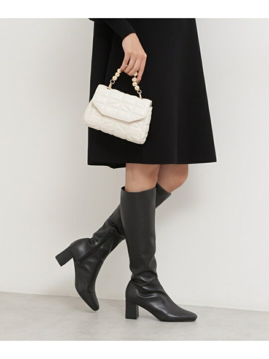 楽天市場】【SALE／50%OFF】ストレッチフィットロングブーツ NATURAL  