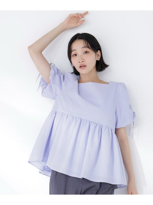 楽天市場】【SALE／30%OFF】ドロストギャザースリーブブラウス NATURAL 