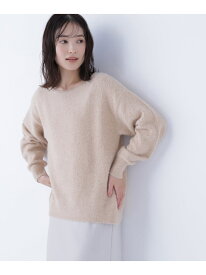 【SALE／30%OFF】スパンコールフェザーラメニット NATURAL BEAUTY BASIC ナチュラルビューティベーシック トップス ニット オレンジ グリーン グレー【RBA_E】【送料無料】[Rakuten Fashion]