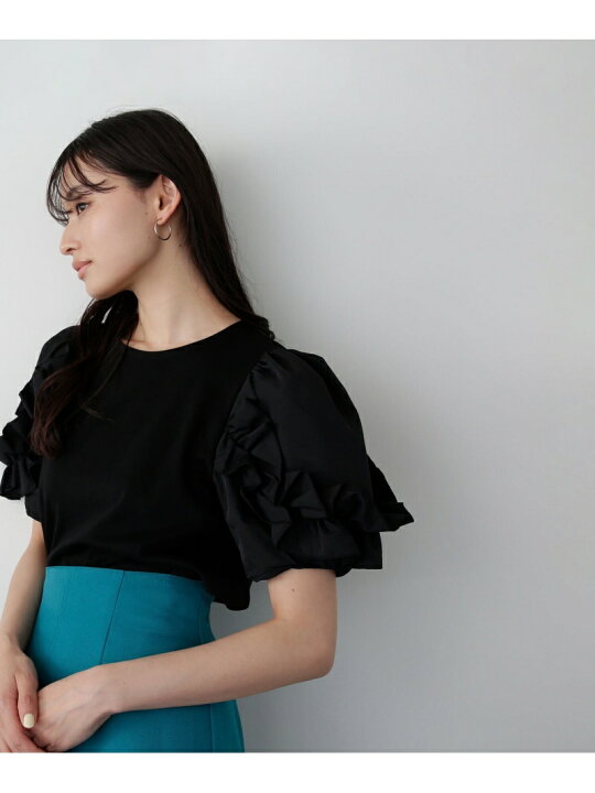 楽天市場】【SALE／30%OFF】フリルスリーブドッキングカットソー 