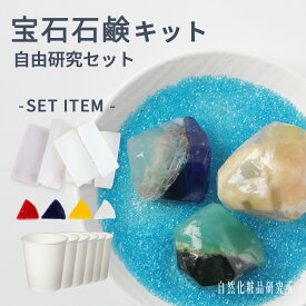 【 ランキング1位 毎日出荷中 】【夏休みの自由研究に】手作り石鹸キット 自由研究 工作キット 宝石石けん 宝石石鹸 夏休み 小学生工作キット [ グリセリンソープ キット 工作 小学生 手作り Glycerin Clear Soap グリセリンクリアソープ 石鹸 ]