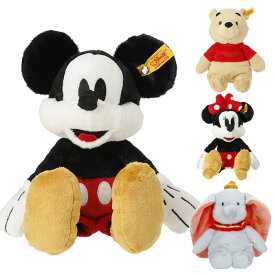シュタイフ Steiff ディズニー ぬいぐるみ Soft Cuddly Friends Disney Originals ミッキーマウス ミニーマウス くまのプーさん マルガレーテ・シュタイフ 出産祝い 誕生日 プレゼント 子供