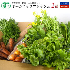 有機野菜セット1箱（7～9品）・有機栽培・オーガニックフレッシュ・ヤマトクール冷蔵品発送　送料無料
