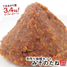 農薬・化学肥料を使用していない原料を100％使用した「簡単」手作りみそキット　みそのたね【送料無料】