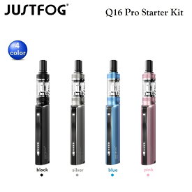 ヴェポライザー JUSTFOG ジャストフォグ Q16 Pro Vaporizer 1.6Ω コイル付き ペン型 リキッド用 スターターキット VAPE CBD CBN E-LIQUID リキッド用 リキッド用ヴェポライザー 正規品 日本語説明書付き