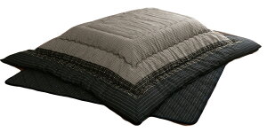 こたつ布団セット 厚掛け こたつ掛け敷セット 長方形 超大判 ゆかり 掛 205 x 285 cm 敷 190 × 260cm 洗える あったか 表地 しじら織 裏地 ピーチスキン加工 東レ マッシュロンわた キルティング加