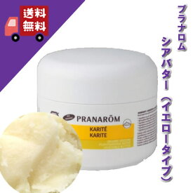 【シアバター油（イエロータイプ） 100ml】→未精製の黄色でナッツの香り。かさかさ肌に♪強い日差しから肌を守るスキンケアクリーム【PRANAROM（プラナロム）】（キャリアオイル/植物油/ベースオイル/マッサージオイル/トリートメントオイル/アロマオイル）