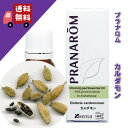 【限定販売】【カルダモン 5ml】→ピリッとスパイシーな香りのなかに、わずかにレモンに似た香りが♪100%ピュアの天然無農薬有機栽培オイル オーガニック【PRANAROM（プラナロム）】（精油 / アロマオイル / エッセンシャルオイル）p-72