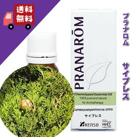 【サイプレス 10ml】→森林浴気分が楽しめる香り♪（森林浴系）天然無農薬有機栽培オイル オーガニック【PRANAROM（プラナロム）】（精油 / アロマオイル / エッセンシャルオイル） P-55