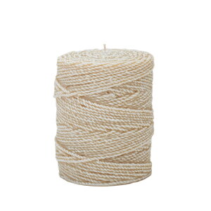 Natural Light Candle (i`CgLh)6"TWINE ROUND PILLAR_BUFFA}Lh X VR r[bNX AWA o CeAy3,000~ȏ z