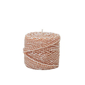 Natural Light Candle (ナチュラルライトキャンドル)2.5"TWINE ROUND PILLAR_CARAMELアロマキャンドル 蜜蝋 天然香料 ビーワックス アジアン バリ インテリア【3,000円以上 送料無料】