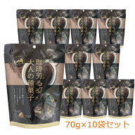 トーノー じゃり豆 コーヒー味 70g 10袋セット 地域別送料 珈琲芳る大人の種菓子 焙煎種 スナック 東海農…