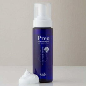 プレオ スカルプシャンプー 泡タイプ 200ml 泡シャンプー Preo 化学療法 脱毛期 頭皮ケア 泡で出てくるシリコンフリー