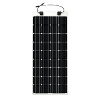 楽天市場】フレキシブル 単結晶 ソーラーパネル/太陽電池 100W - 12V