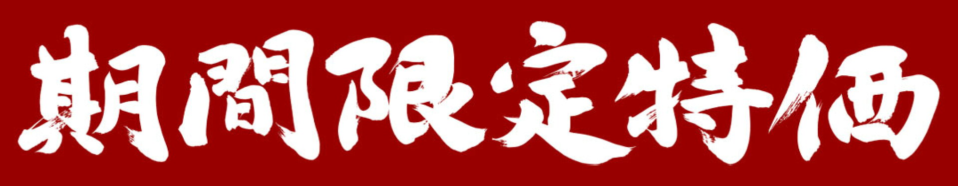 期間限定特価