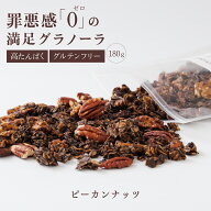 【 高タンパク グラノーラ 】 NATURANOLA ピーカンナッツ味 180g | グルテンフリー 無添加 砂糖不使用 オ…