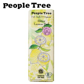 People Tree(ピープルツリー) フェアトレードチョコ【オーガニック/ビター/レモンピール】50g【People Tree】【板チョコレート】